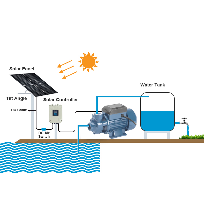 0,5 hp 12v Vortex Superfície Solar Bomba de Água Preço